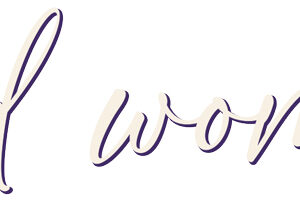 Wild Woman with wildflowers text and illustration
