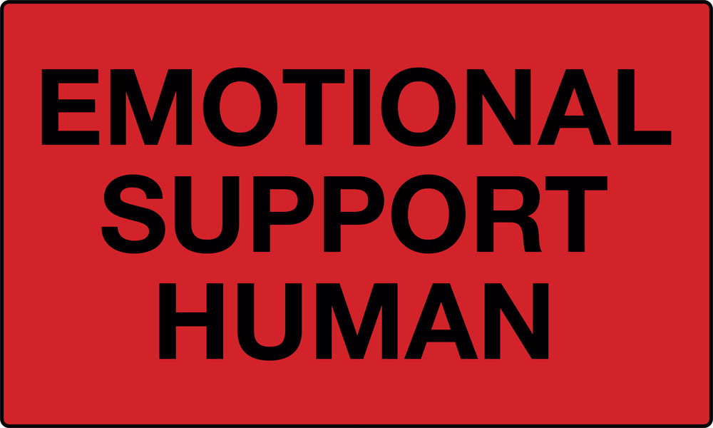 Emotional Support Human products for sale