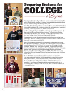 Alumni magazine design interior page layout