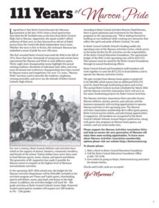 Alumni magazine design interior page layout