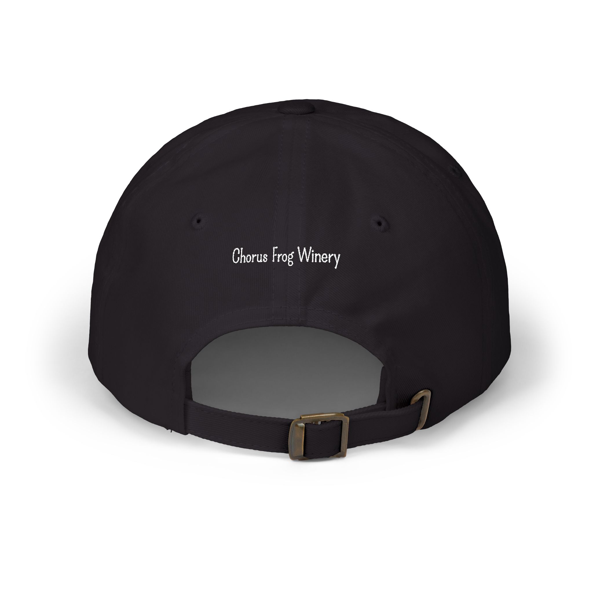 Dad Cap — Drink Wine From Here Chorus Frog Winery in Embroidery - Image 2