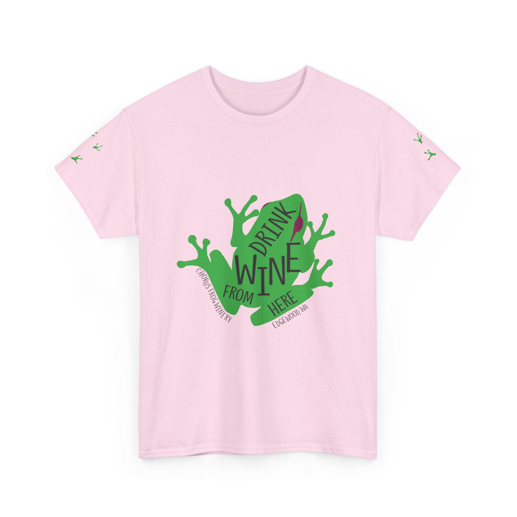 Drink Wine From Here T-Shirt | Vine Splash Graphic Tee - Image 16