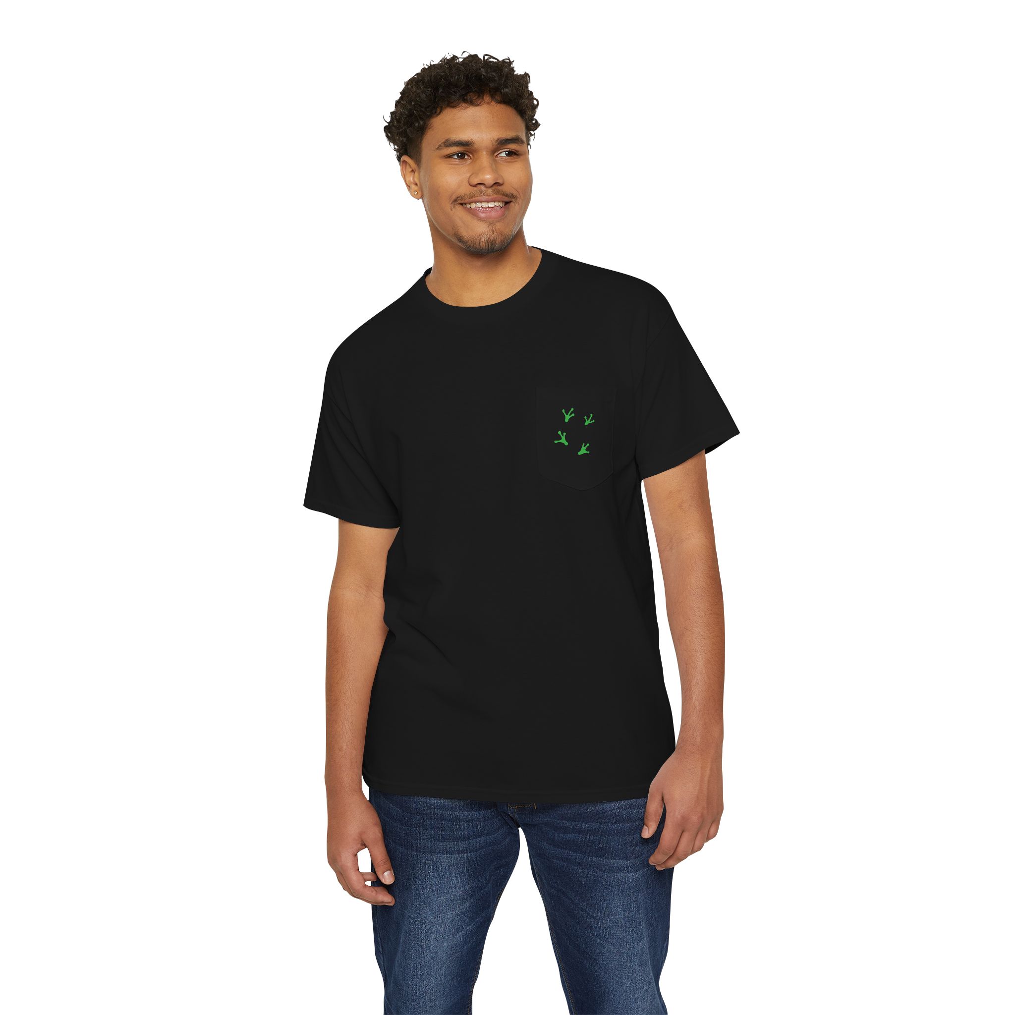 Pocket Tee — 'Drink Wine From Here' Chorus Frog Winery Graphic T‑Shirt - Image 18