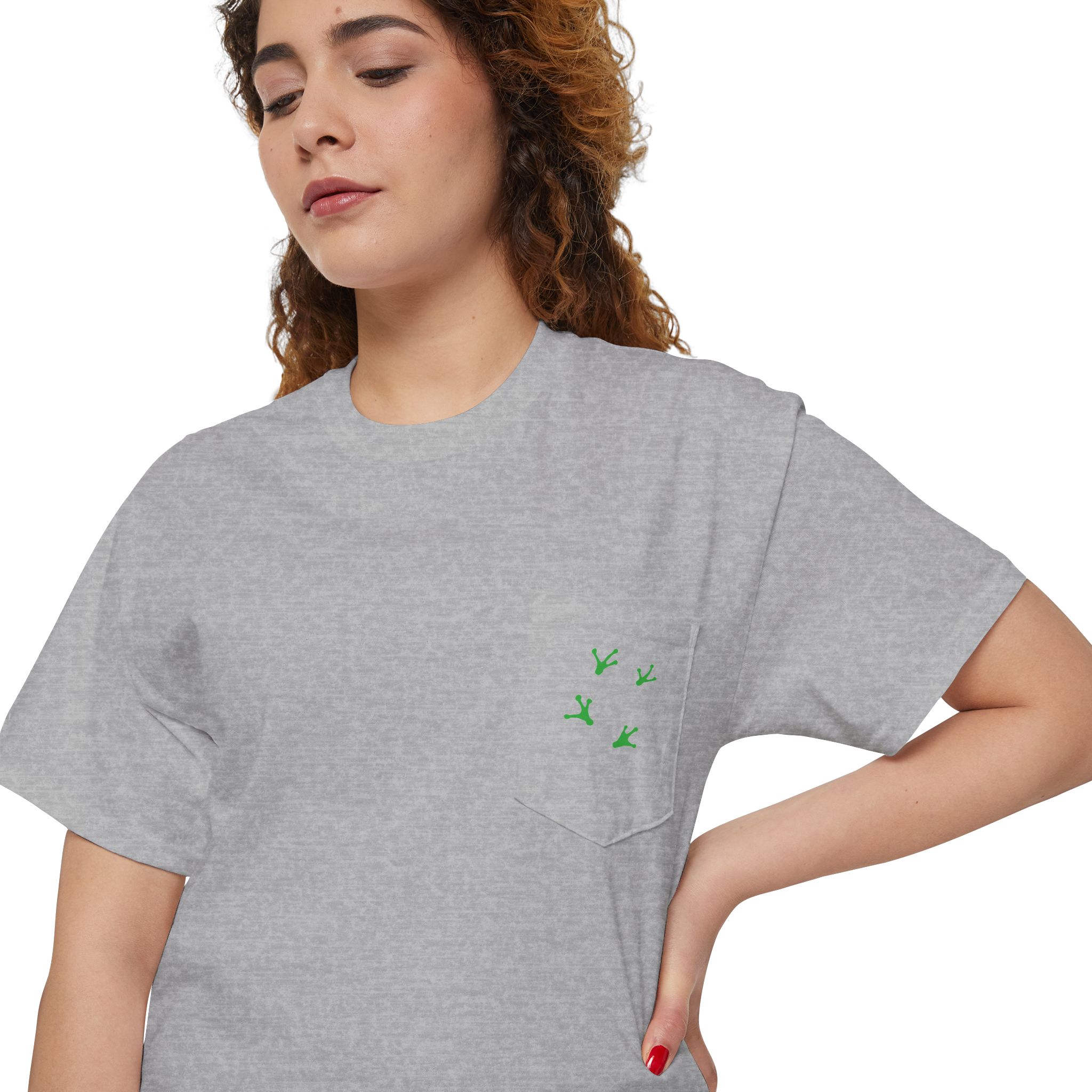 Pocket Tee — 'Drink Wine From Here' Chorus Frog Winery Graphic T‑Shirt - Image 15