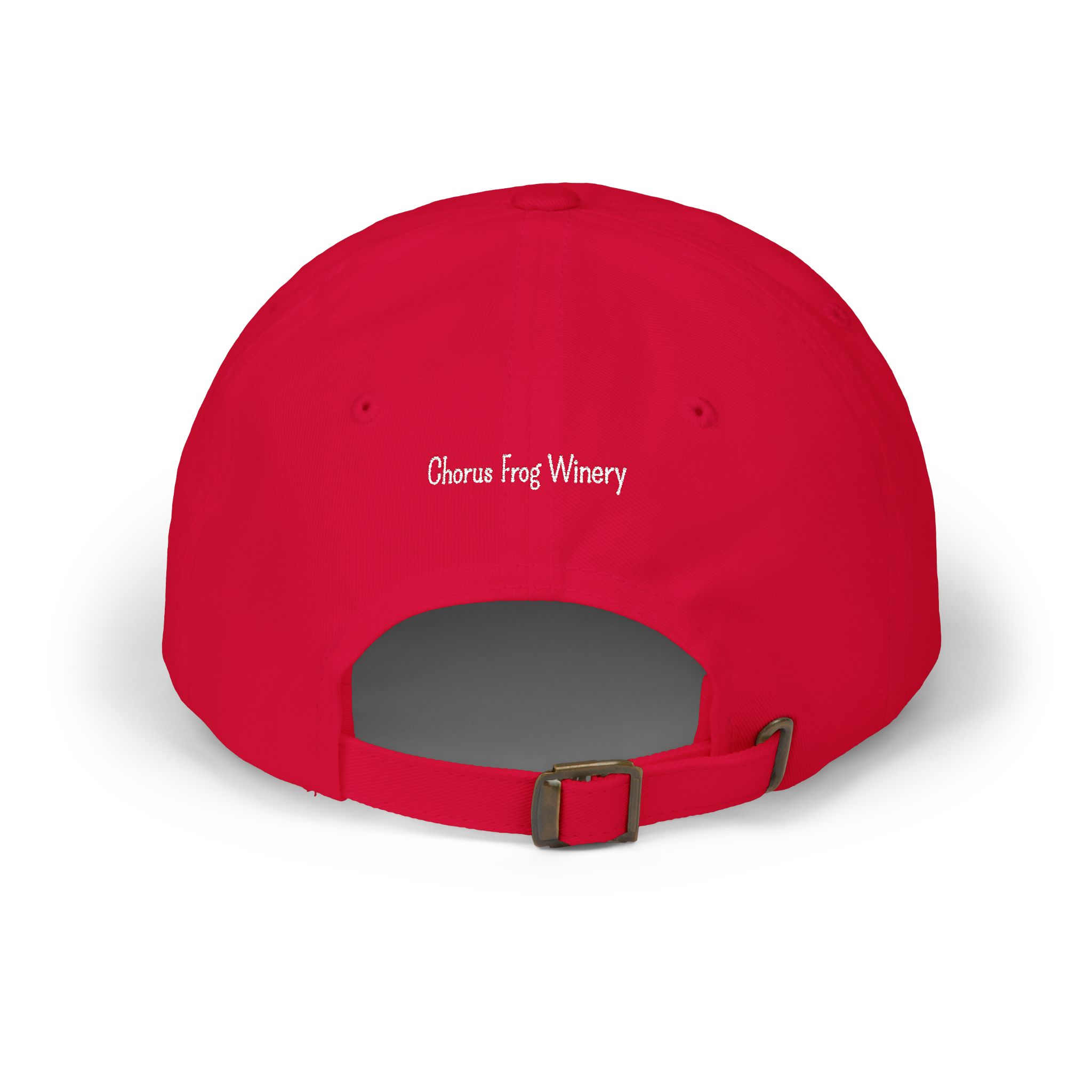 Dad Cap — Drink Wine From Here Chorus Frog Winery in Embroidery - Image 18