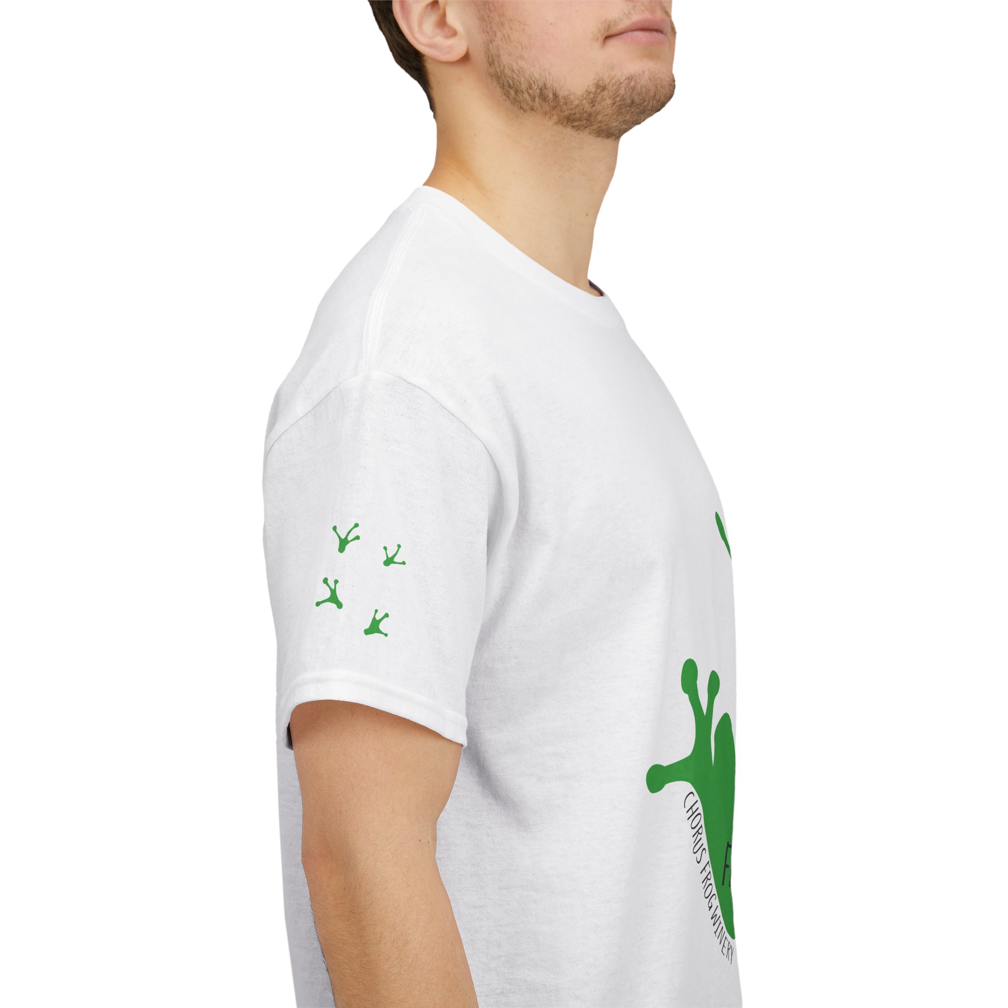 Drink Wine From Here T-Shirt | Vine Splash Graphic Tee - Image 3