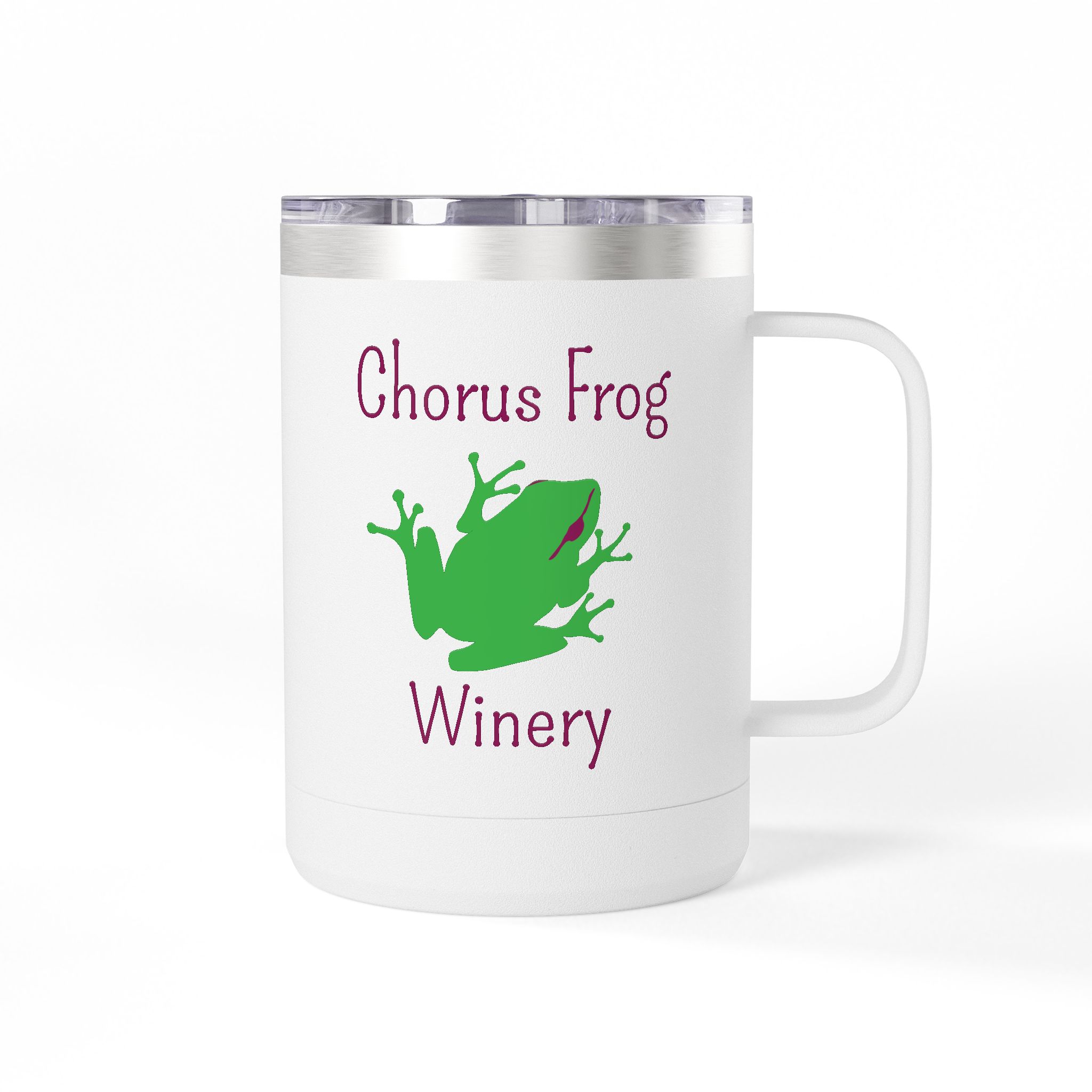 "If iIt's After 3 pm This is Probably Wine" 15oz Travel Mug Tumbler with Chorus Frog Winery Logo – Insulated Coffee & Tea Cup - Image 2