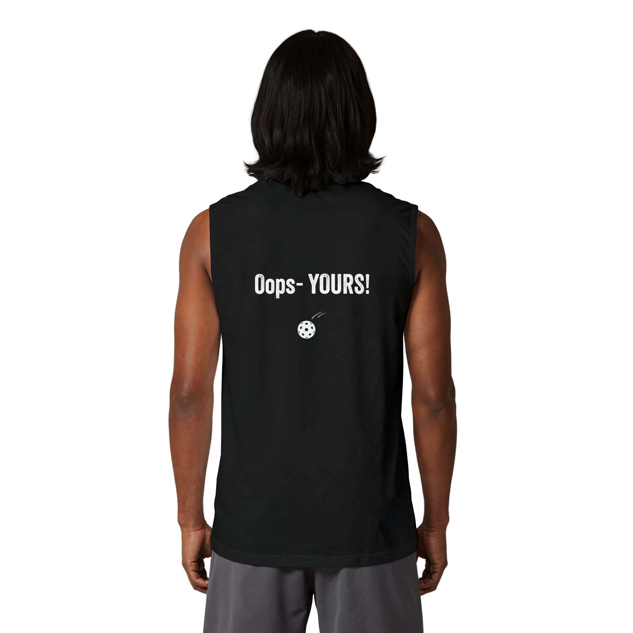 Pickleball Tank Top — “I’ve Got It!” Front / “Oops — Yours!” Back - Image 4