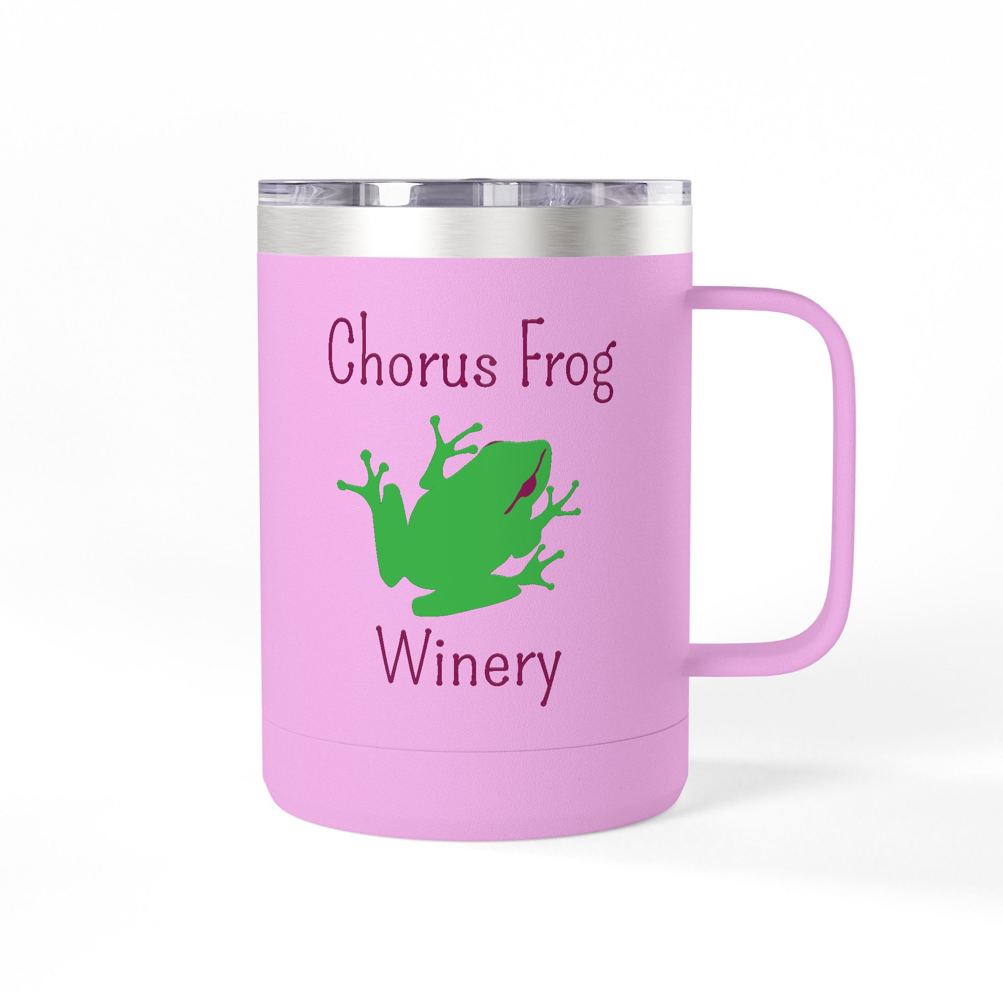 "If iIt's After 3 pm This is Probably Wine" 15oz Travel Mug Tumbler with Chorus Frog Winery Logo – Insulated Coffee & Tea Cup - Image 26