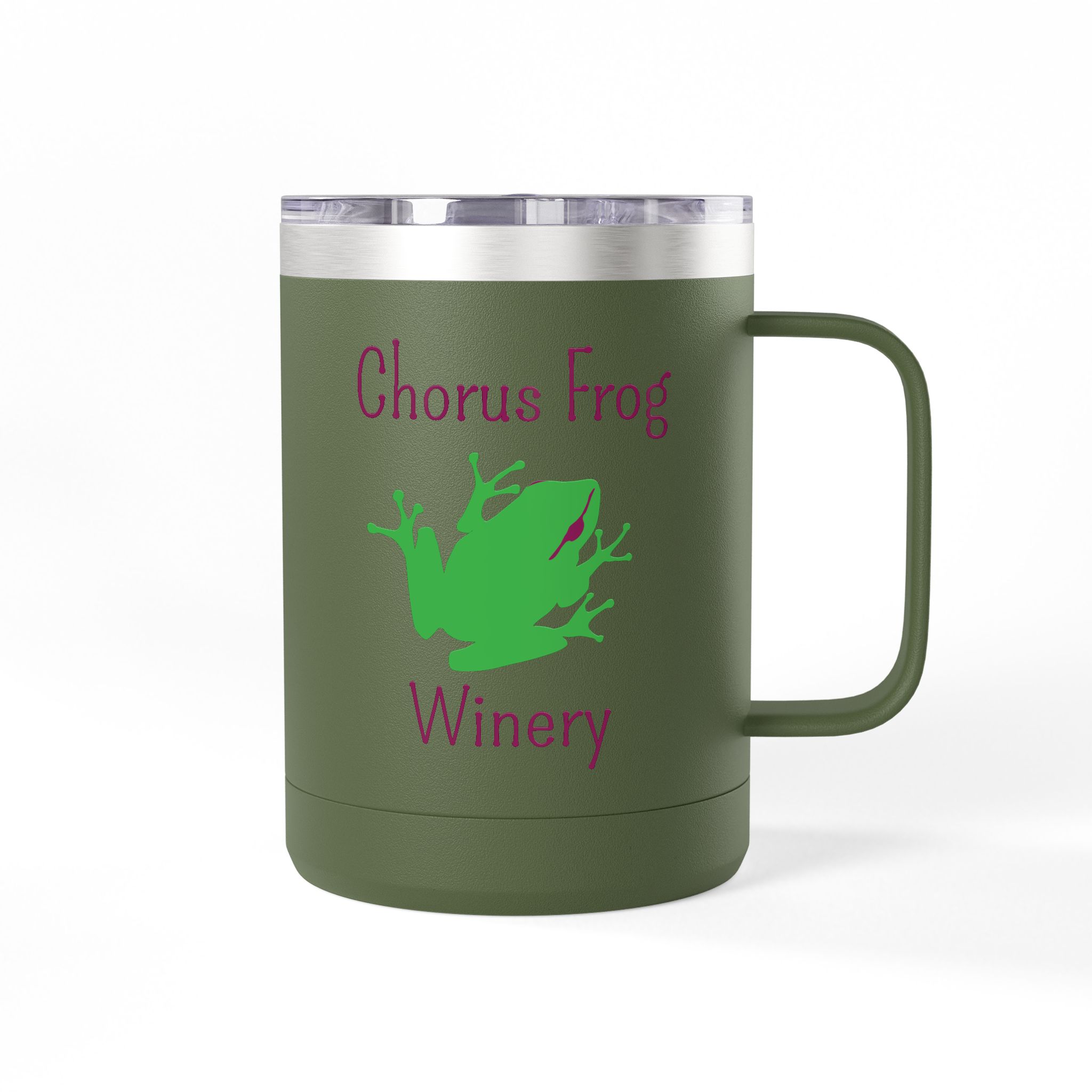 "If iIt's After 3 pm This is Probably Wine" 15oz Travel Mug Tumbler with Chorus Frog Winery Logo – Insulated Coffee & Tea Cup - Image 10