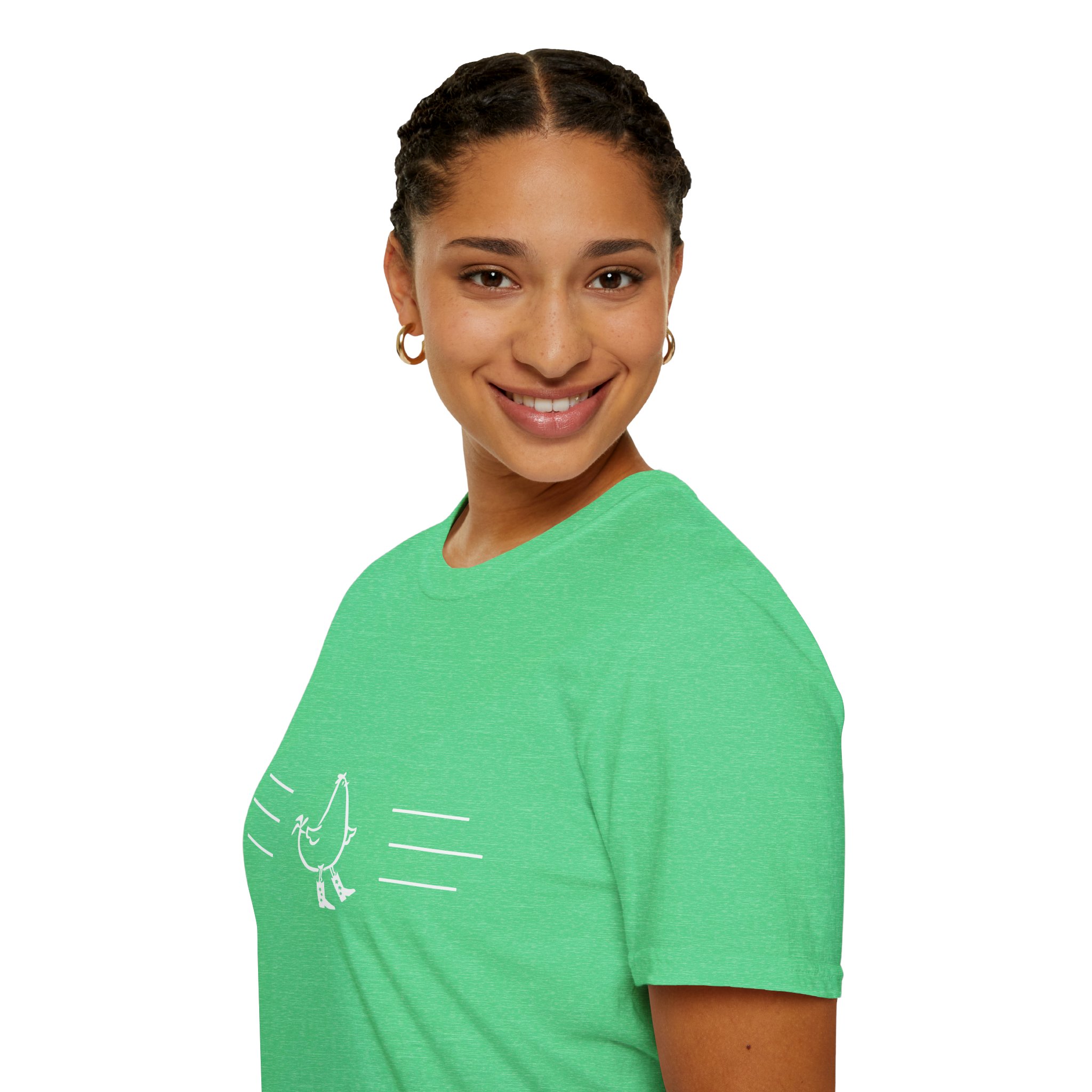 Dancing Chicken T-Shirt | Cowboy Chicken Dance Graphic Shirt - Image 34
