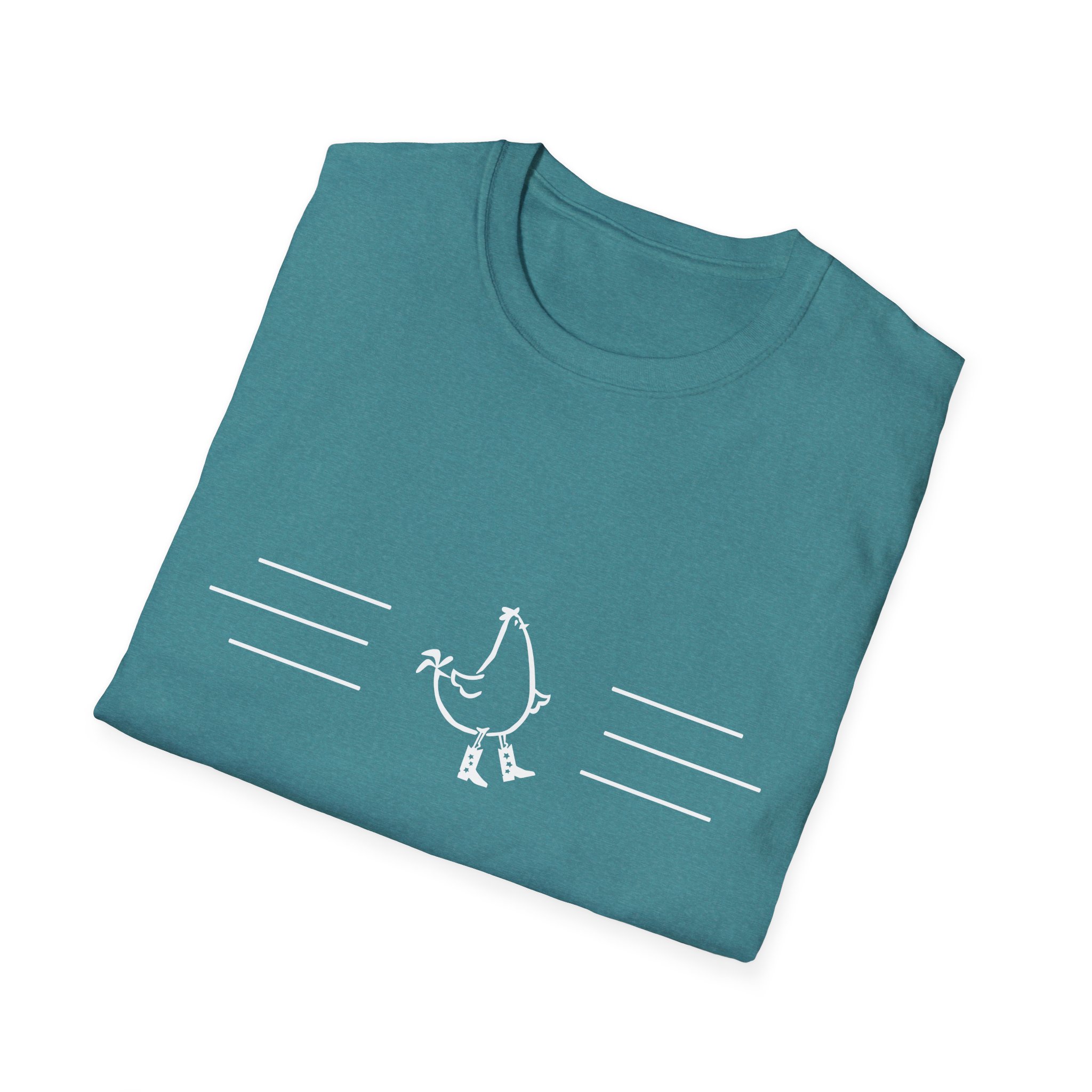 Dancing Chicken T-Shirt | Cowboy Chicken Dance Graphic Shirt - Image 39