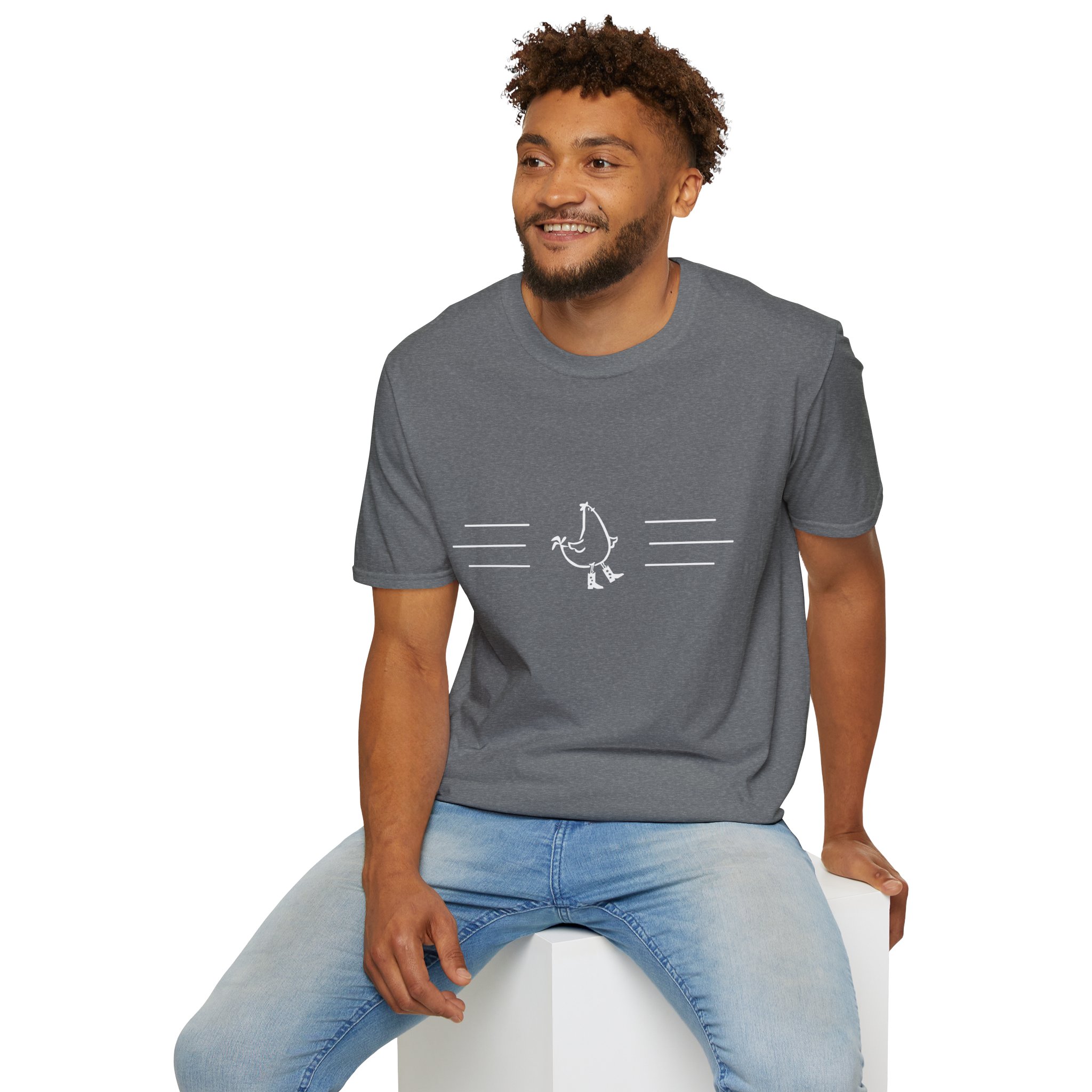 Dancing Chicken T-Shirt | Cowboy Chicken Dance Graphic Shirt - Image 26