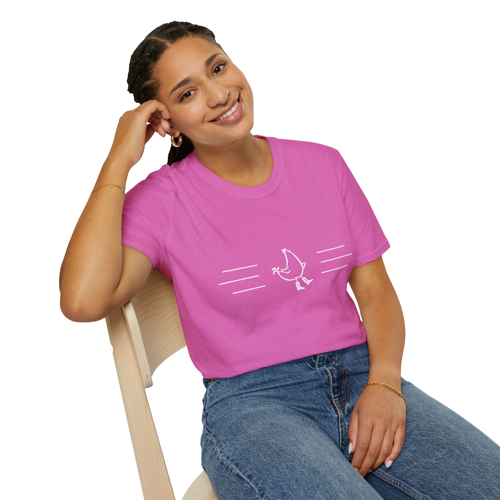 Dancing Chicken T-Shirt | Cowboy Chicken Dance Graphic Shirt - Image 123
