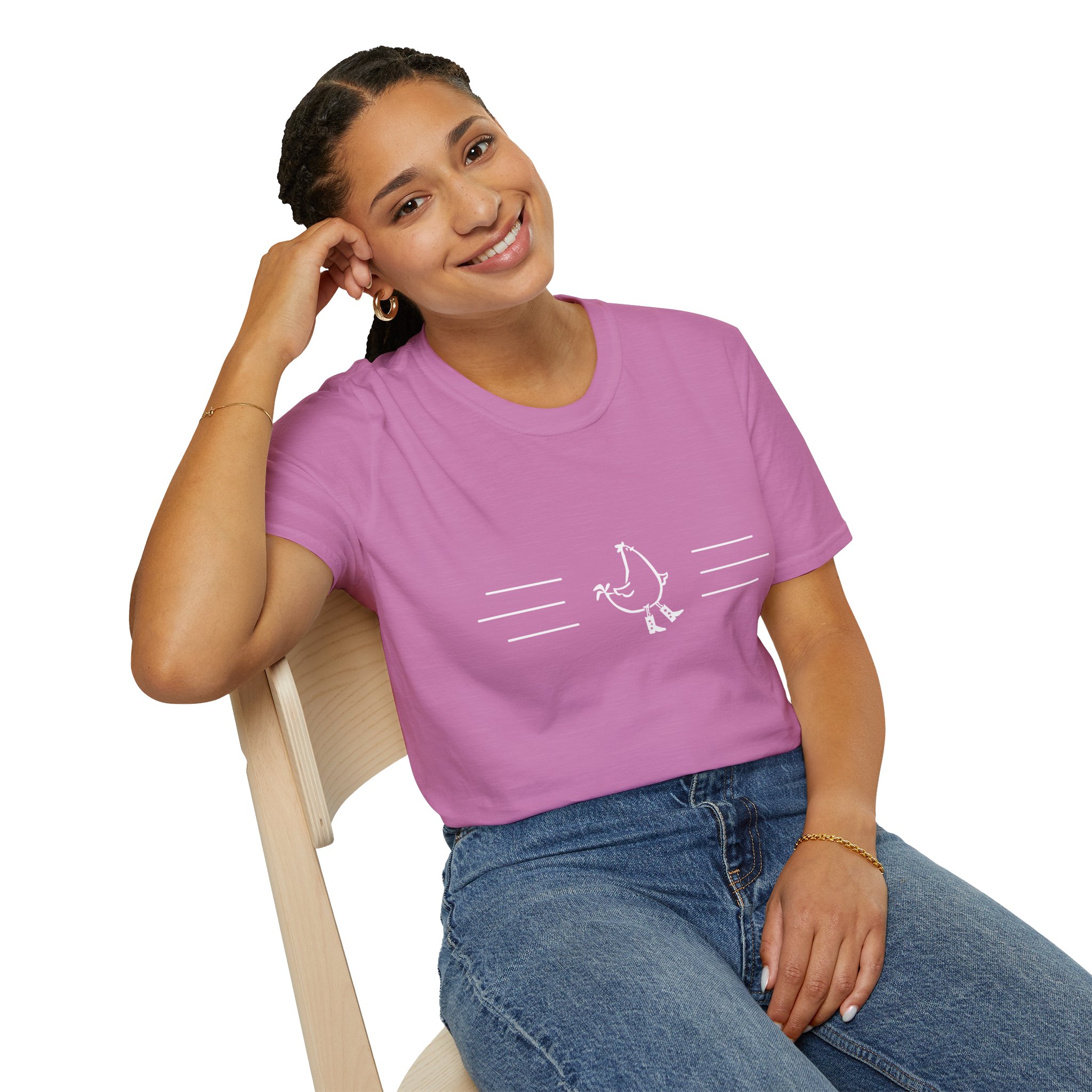Dancing Chicken T-Shirt | Cowboy Chicken Dance Graphic Shirt - Image 114