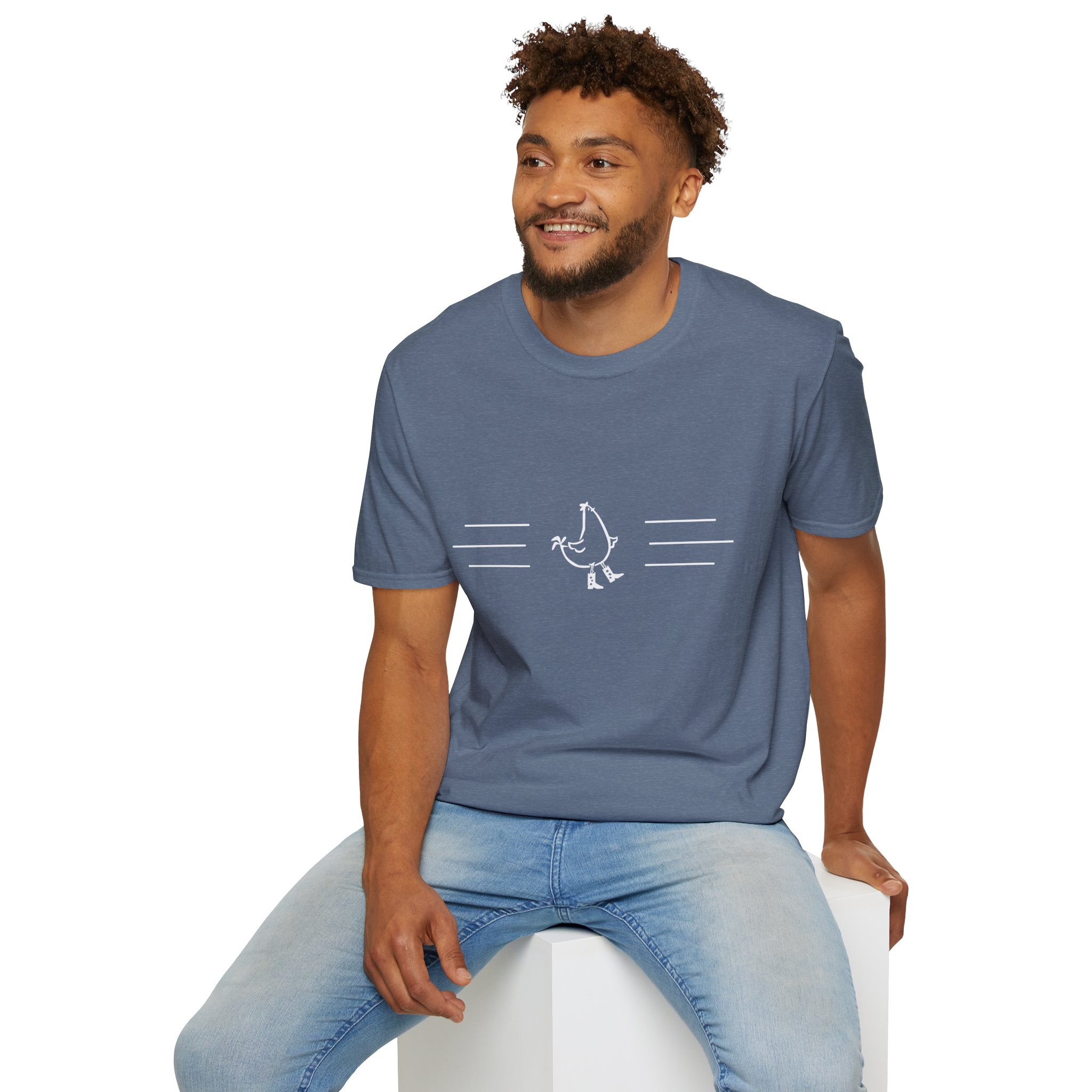 Dancing Chicken T-Shirt | Cowboy Chicken Dance Graphic Shirt - Image 80