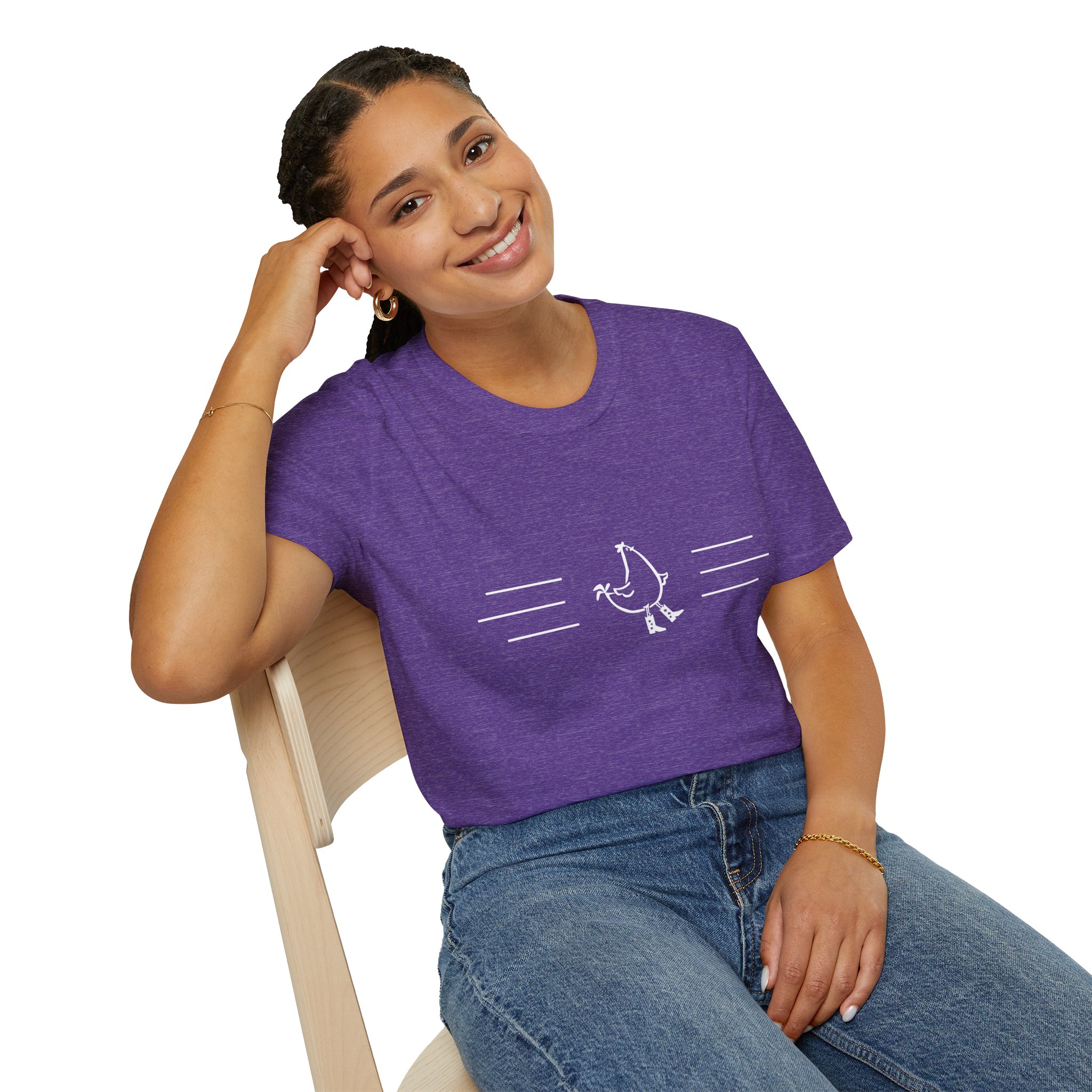 Dancing Chicken T-Shirt | Cowboy Chicken Dance Graphic Shirt - Image 105