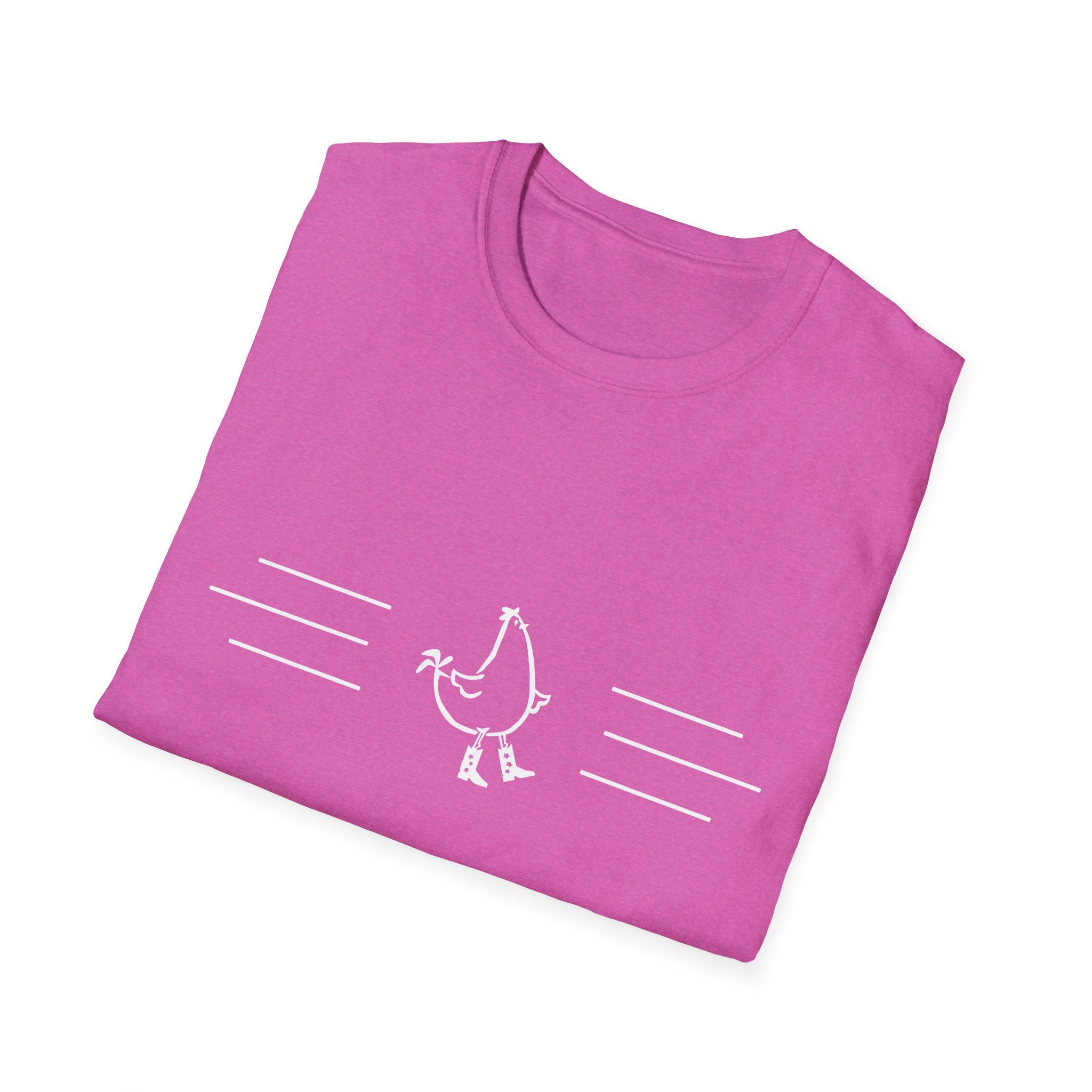 Dancing Chicken T-Shirt | Cowboy Chicken Dance Graphic Shirt - Image 120