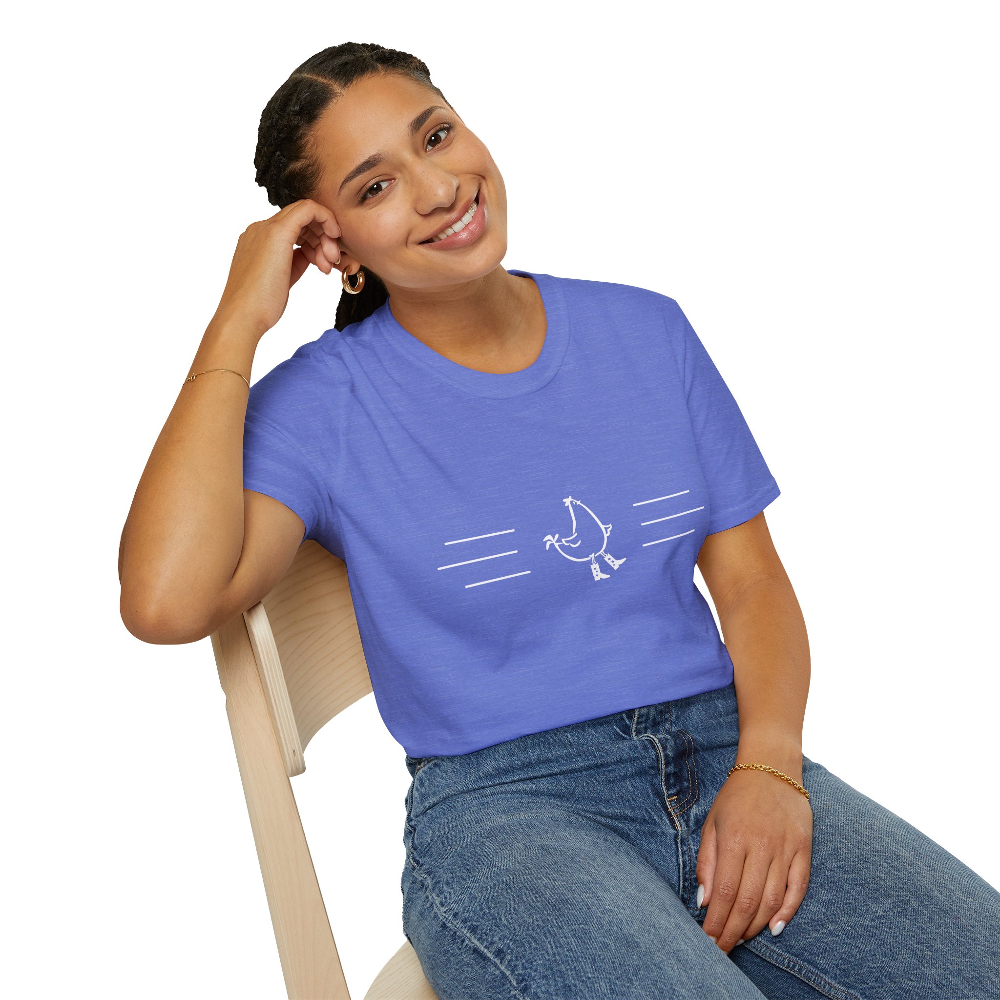 Dancing Chicken T-Shirt | Cowboy Chicken Dance Graphic Shirt - Image 69