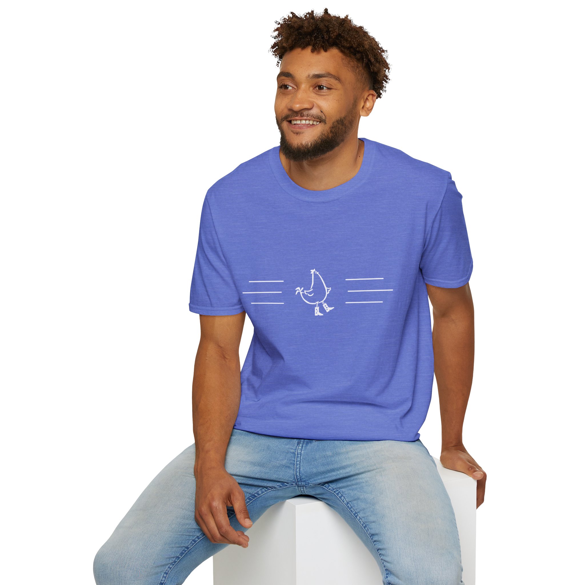 Dancing Chicken T-Shirt | Cowboy Chicken Dance Graphic Shirt - Image 71