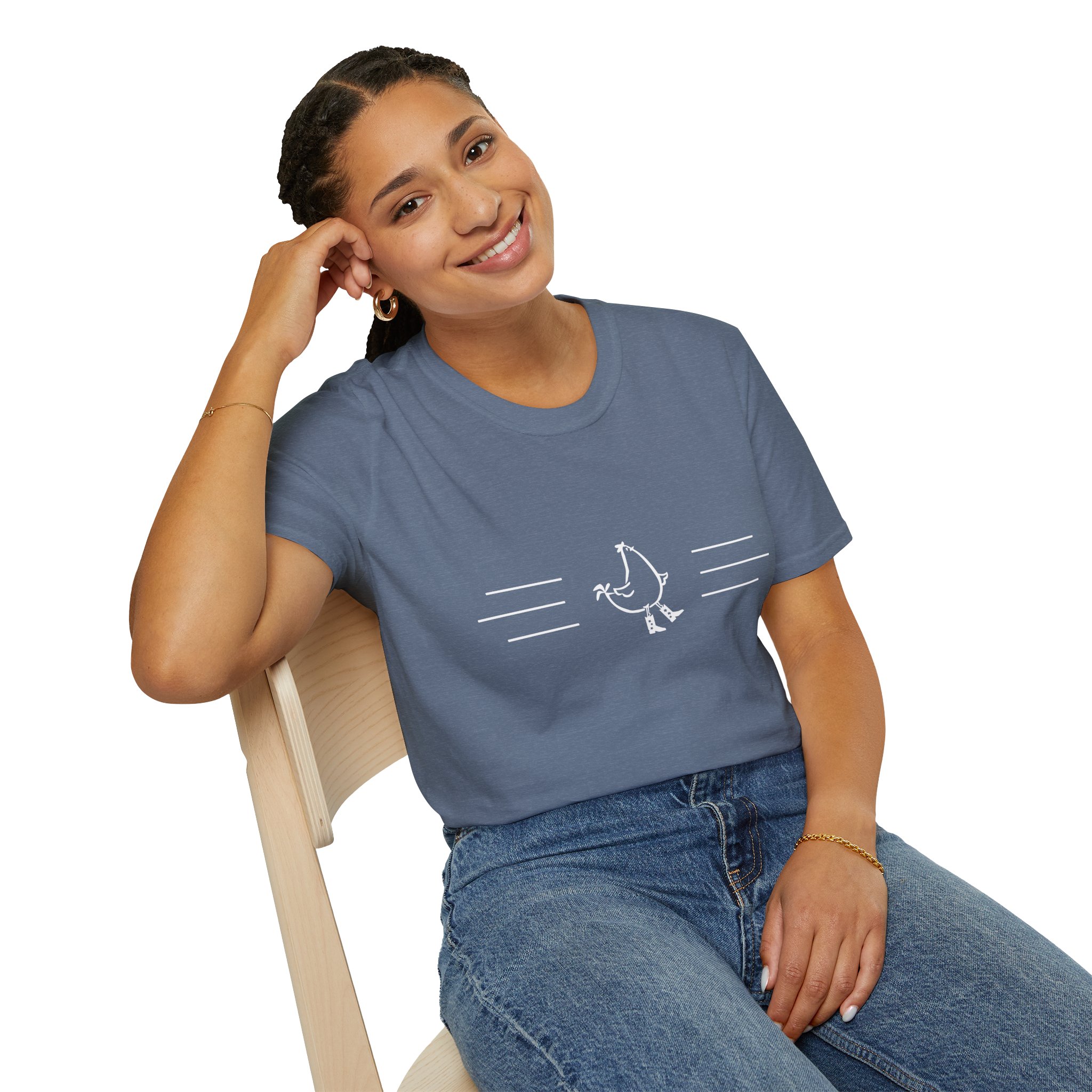 Dancing Chicken T-Shirt | Cowboy Chicken Dance Graphic Shirt - Image 78