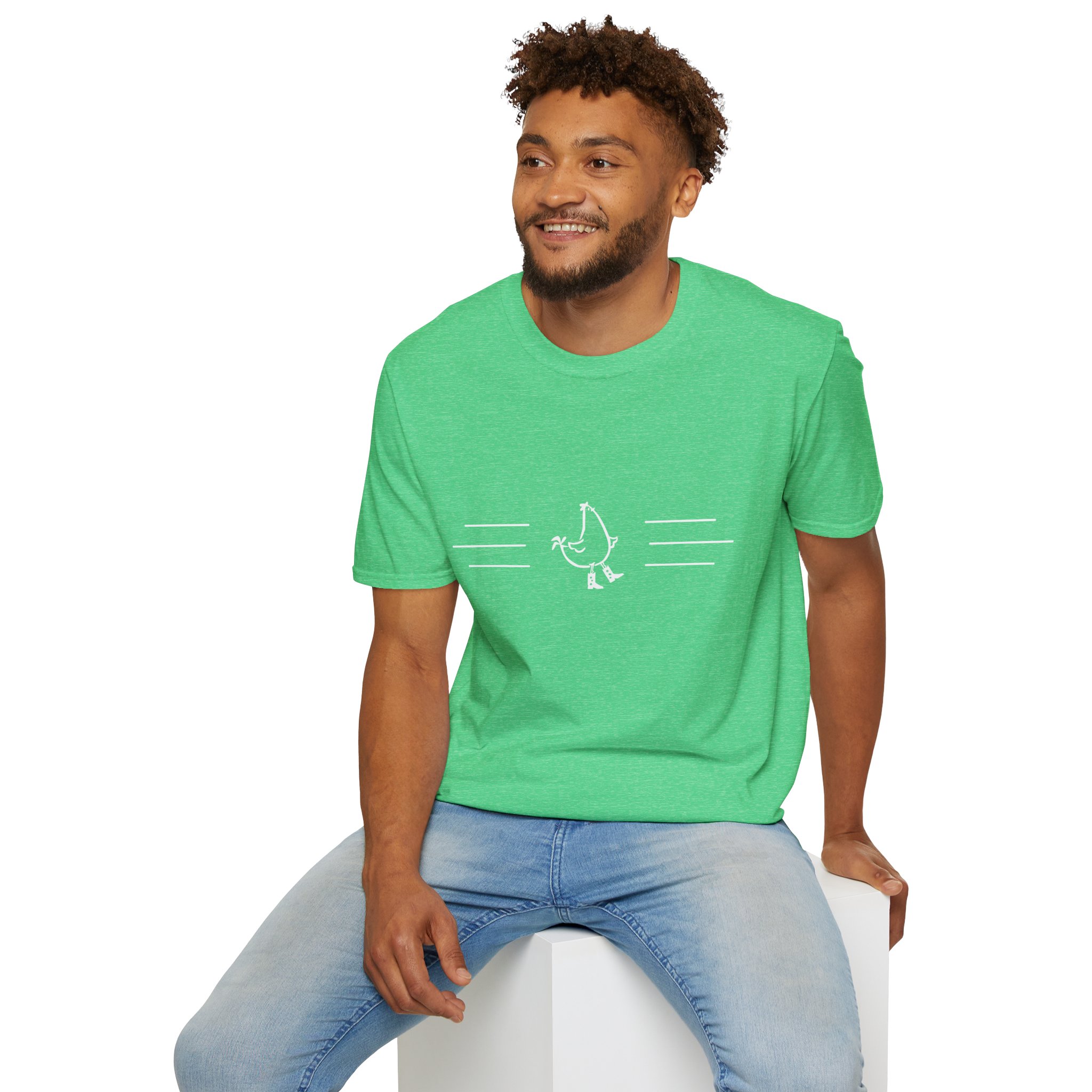 Dancing Chicken T-Shirt | Cowboy Chicken Dance Graphic Shirt - Image 35