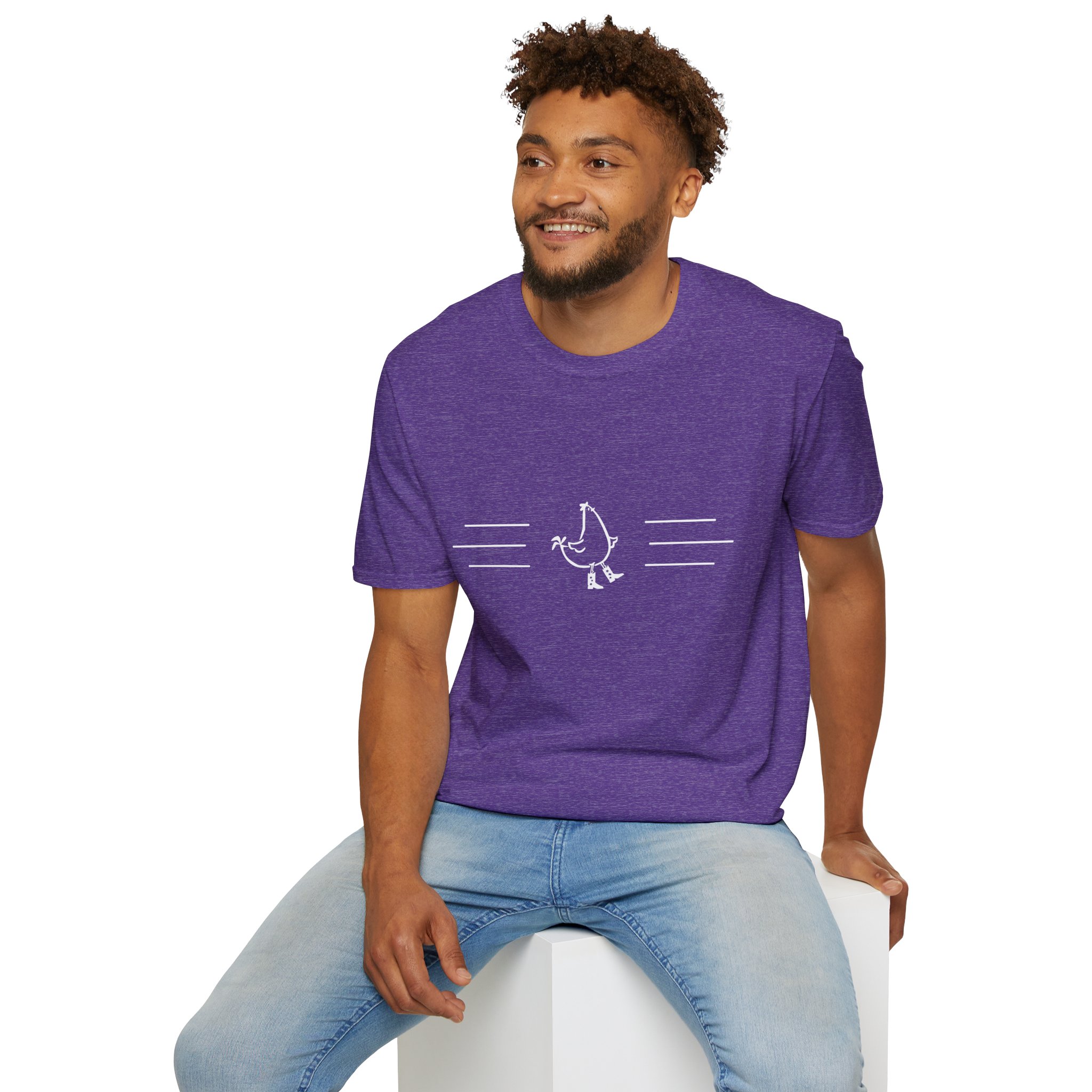 Dancing Chicken T-Shirt | Cowboy Chicken Dance Graphic Shirt - Image 107