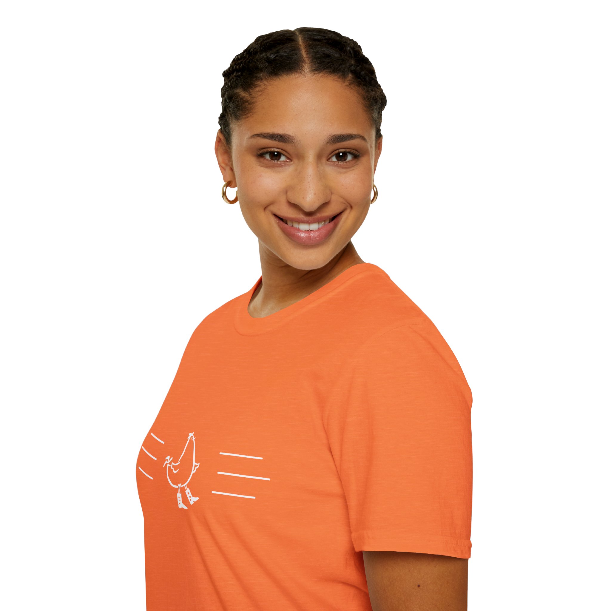 Dancing Chicken T-Shirt | Cowboy Chicken Dance Graphic Shirt - Image 7