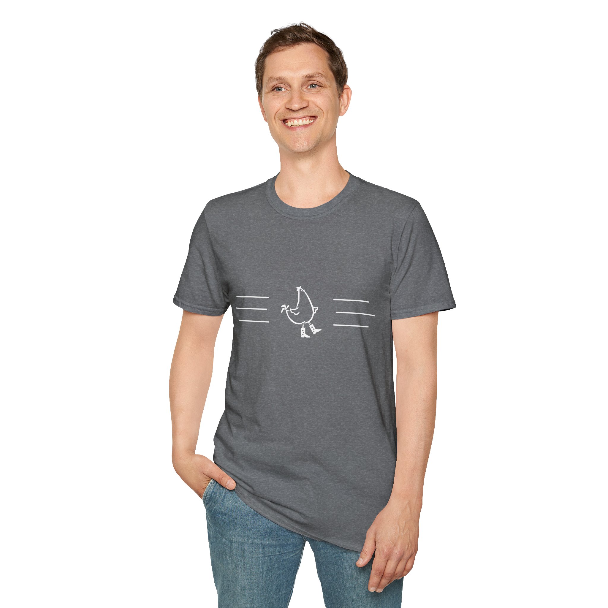 Dancing Chicken T-Shirt | Cowboy Chicken Dance Graphic Shirt - Image 23