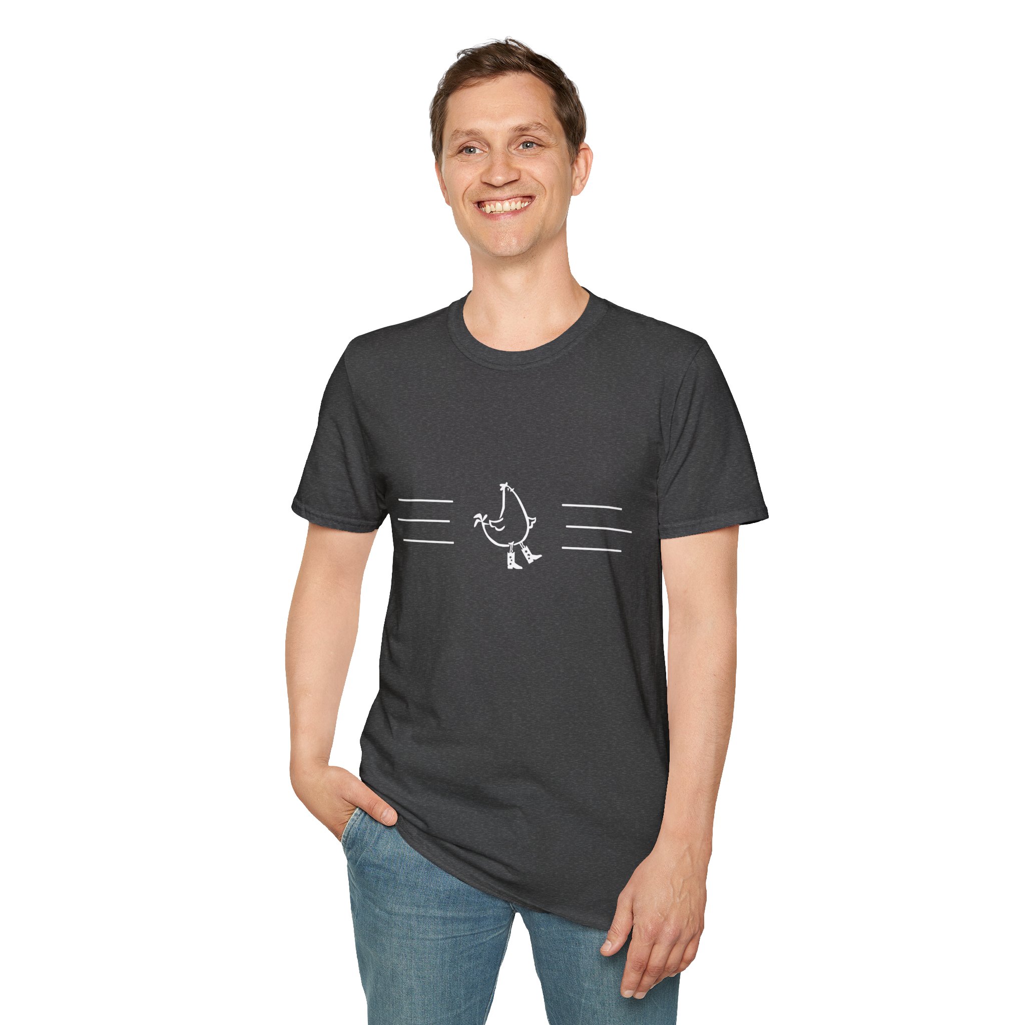 Dancing Chicken T-Shirt | Cowboy Chicken Dance Graphic Shirt - Image 59