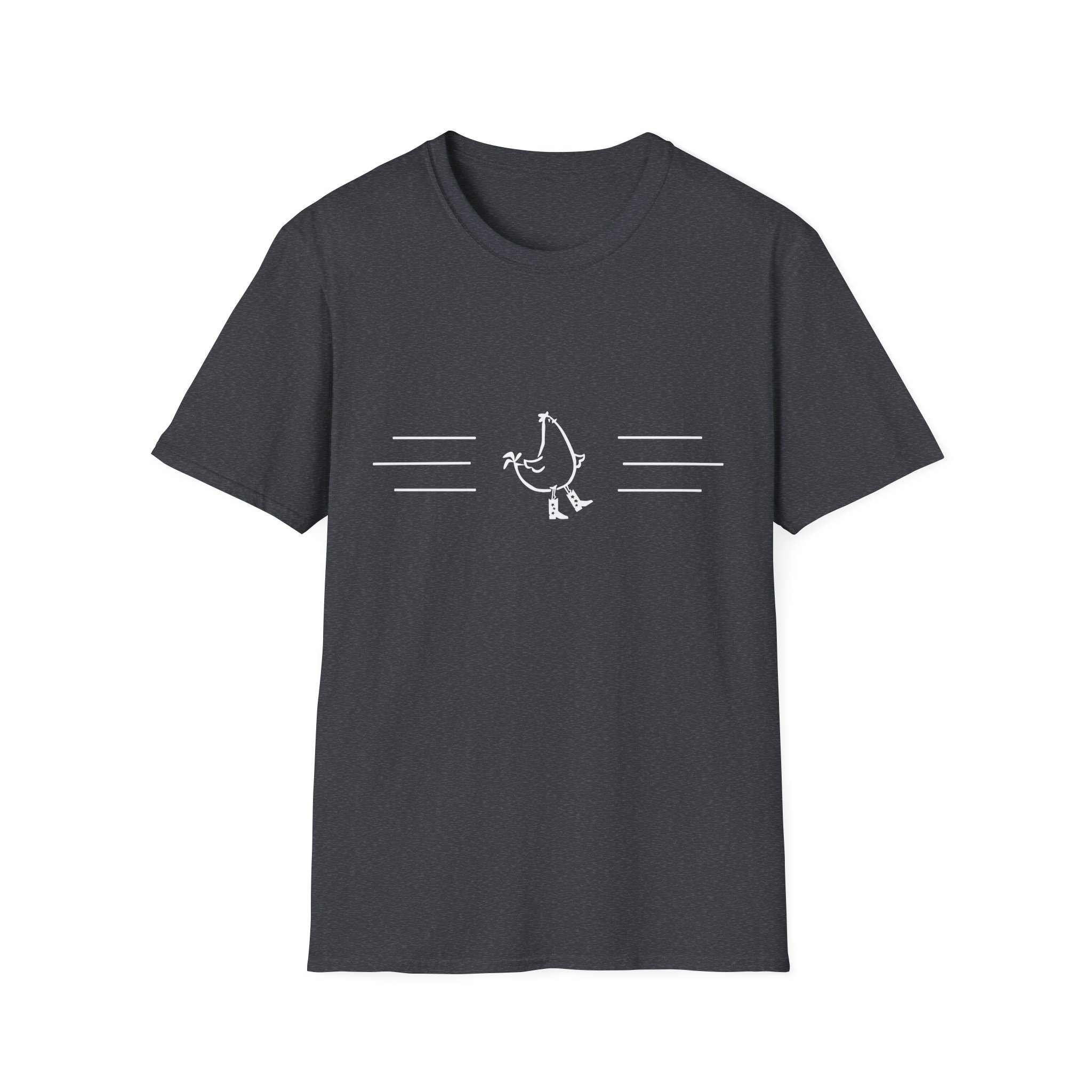 Dancing Chicken T-Shirt | Cowboy Chicken Dance Graphic Shirt - Image 82