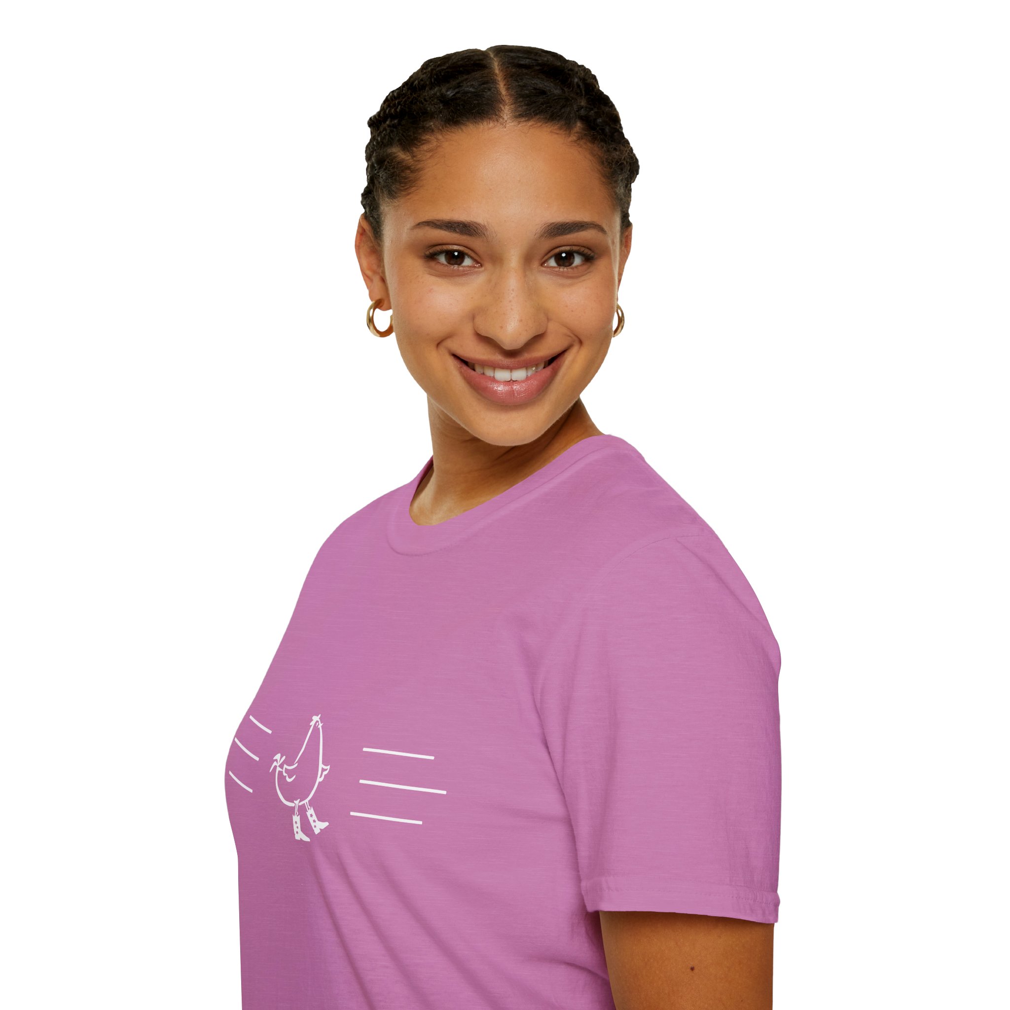 Dancing Chicken T-Shirt | Cowboy Chicken Dance Graphic Shirt - Image 115