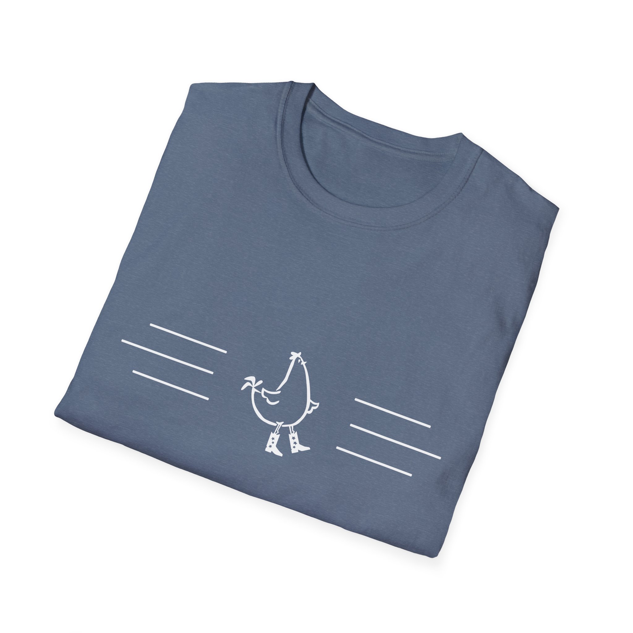 Dancing Chicken T-Shirt | Cowboy Chicken Dance Graphic Shirt - Image 75
